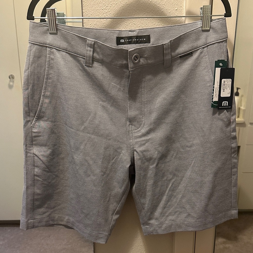 Travis Mathew Light Gray Men's Shorts
